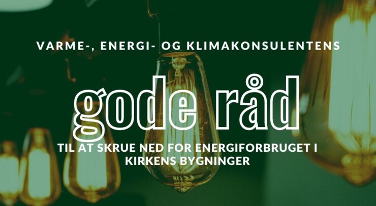 Grafik - gode råd til at skrue ned for energiforbruget