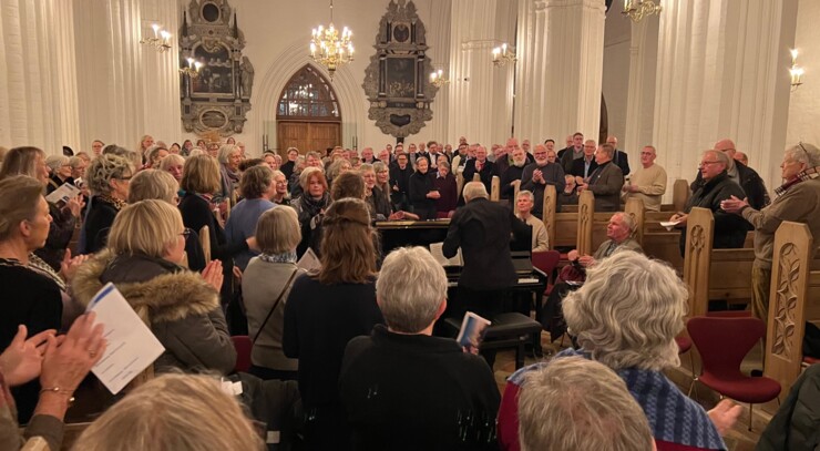 Organist og korleder Ulrich Klostergaard i Odense Domkirke